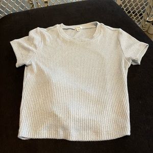 Garage open back, double tie tee shirt